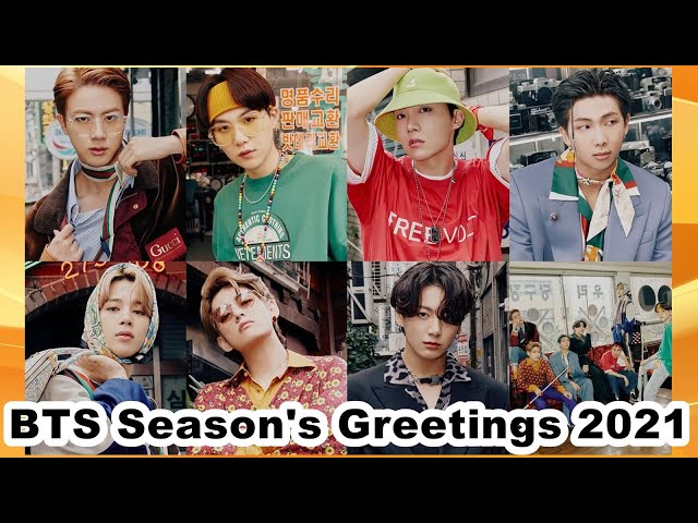 BTS Season's Greetings 2021 (photos 1) - YouTube