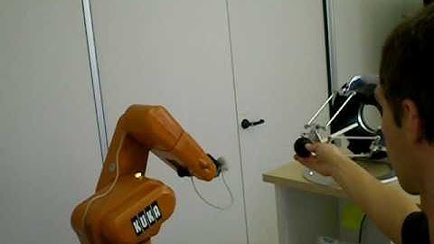 Teleoperation Haptic Device Omega and Robot Kuka