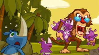 Rhino Rush - Super Heroes Games 4 Kids