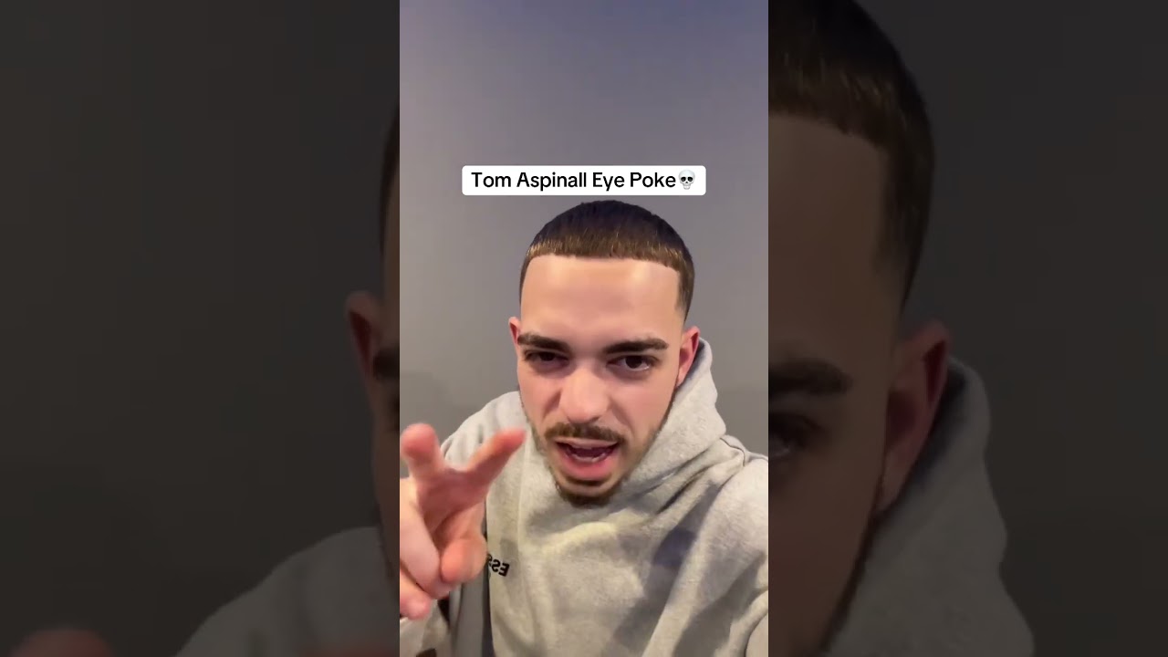 Tom Aspinall Eye Poke