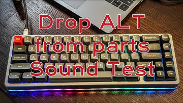 Drop ALT built from parts sound test after mods.