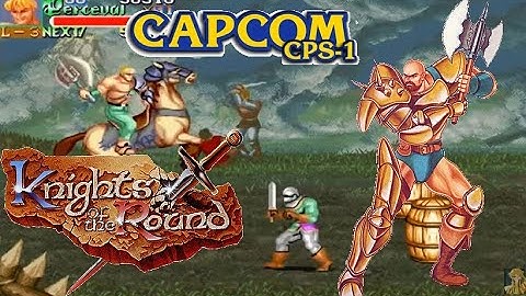 Knights of the Round arcade Hardest Perceval No Death Playthrough