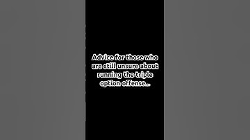 Advice for Those Who are Still Unsure about Running the Triple Option Offense… #flexbone #airforce