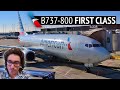 American Airlines B737-800 First Class - Chicago to Charlotte