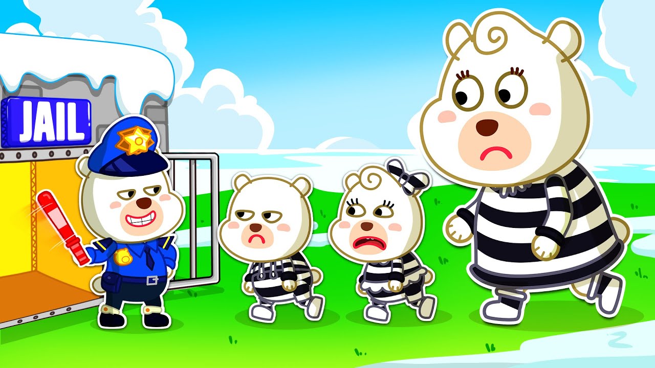 Bearee Family Goes to Jail! Pregnant Mom Finds a Way to Escape 😱 | Bearee KID House