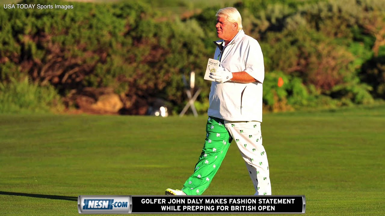 John Daly And His Shamrock Golf Pants 