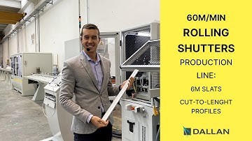 Rolling Shutters production line - 60m/min