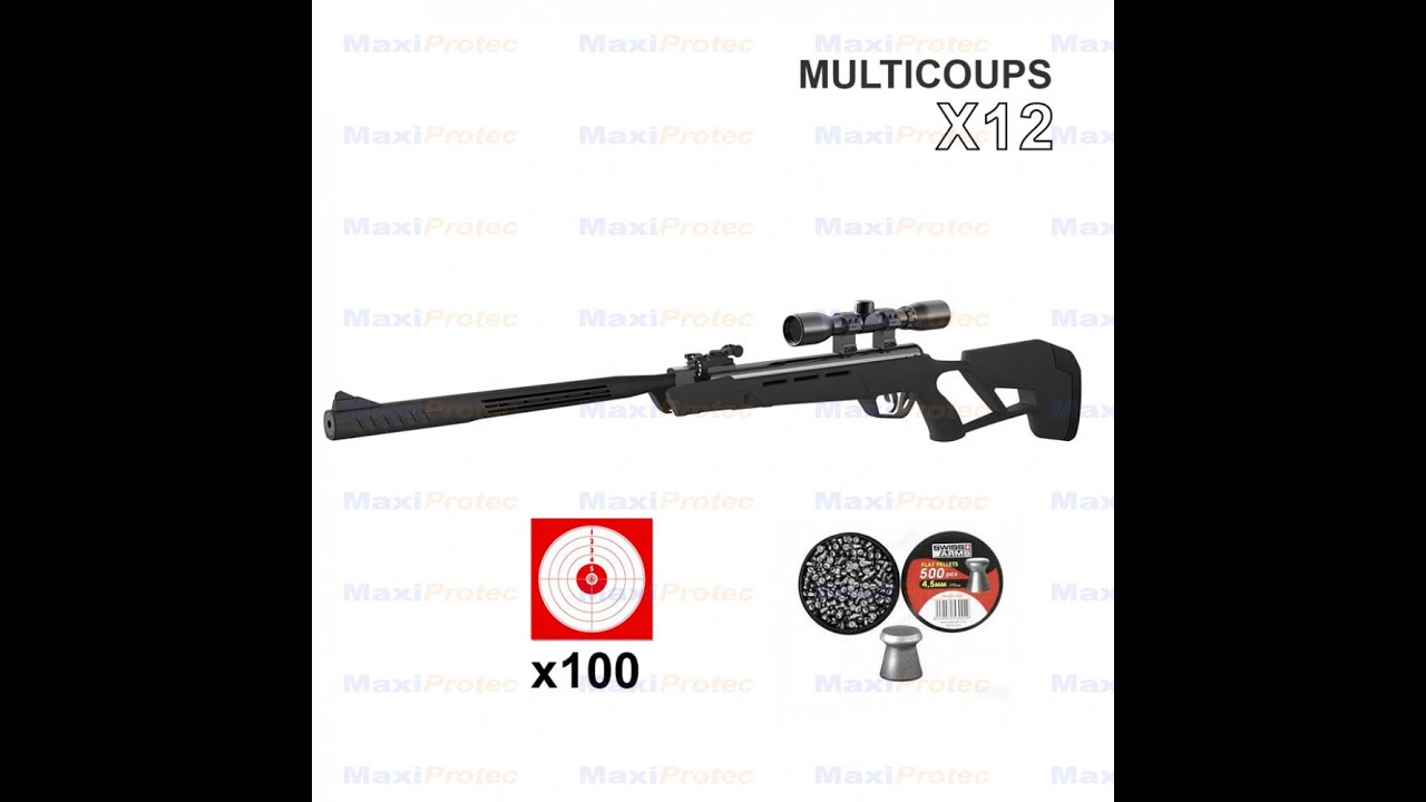 Pack carabine Elite Airgun Alpha - plombs explosifs 4.5mm (20