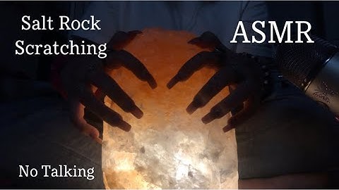 Fast & Aggressive Salt Rock Pure Scratching & Tapping ASMR No Talking