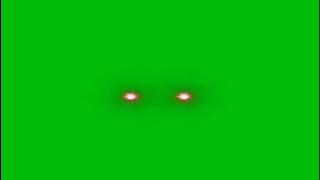 Glowing Eyes Template Green Screen (HD)