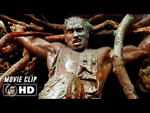 Hiding In Mud Scene | PREDATOR (1987) Arnold Schwarzenegger, Movie CLIP HD