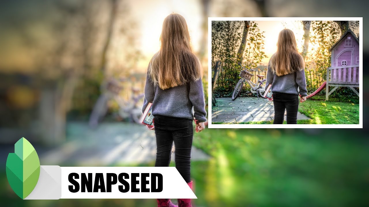 Blur The Background in Snapseed - YouTube