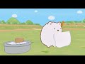 しろくま：おせんたく｜すみっこぐらし
