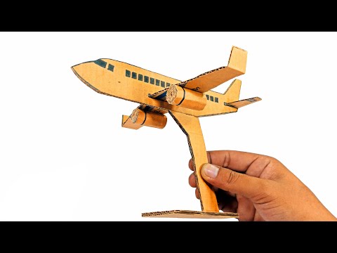 How To Make Cardboard Airplane With Cardboard | Easy Cardboard Plane DIY