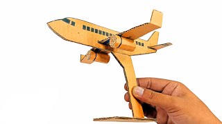 How To Make Cardboard Airplane With Cardboard | Easy Cardboard Plane DIY