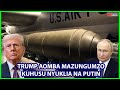 TRUMP AOMBA MAZUNGUMZO KUHUSU NYUKLIA NA PUTIN WARUSI WALISHAAMUA KUMWAGA UGALI TRUMP AOMBA MAZUNGUMZO KUHUSU NYUKLIA NA PUTIN WARUSI WALISHAAMUA KUMWAGA UGALI
