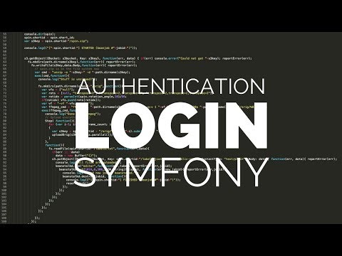 Symfony 4 : Authentication (Login page)