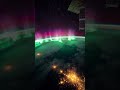 The aurora borealis (Starlink satellite view)