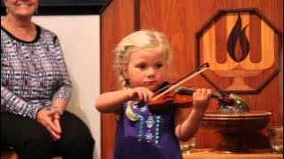 Lucia On Violin: Neopolitan Dance, P. Tchaikovsky