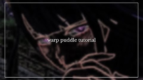 alight motion warp puddle tutorial