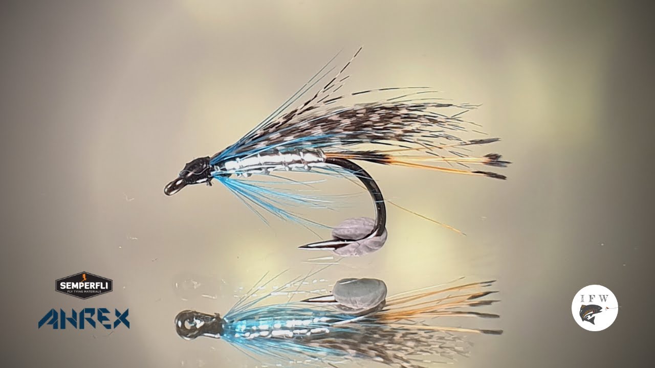 Tying a fly called Teal blue & silver Fly Tying tutorial Ívar's Fly