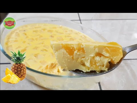 Video: Delicia De Piña: Un Postre Ligero De Frutas