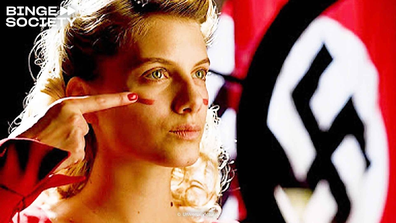 shoshanna red dress inglourious basterds Look of the Week: Shosanna's red revenge dress in Inglourious Basterds