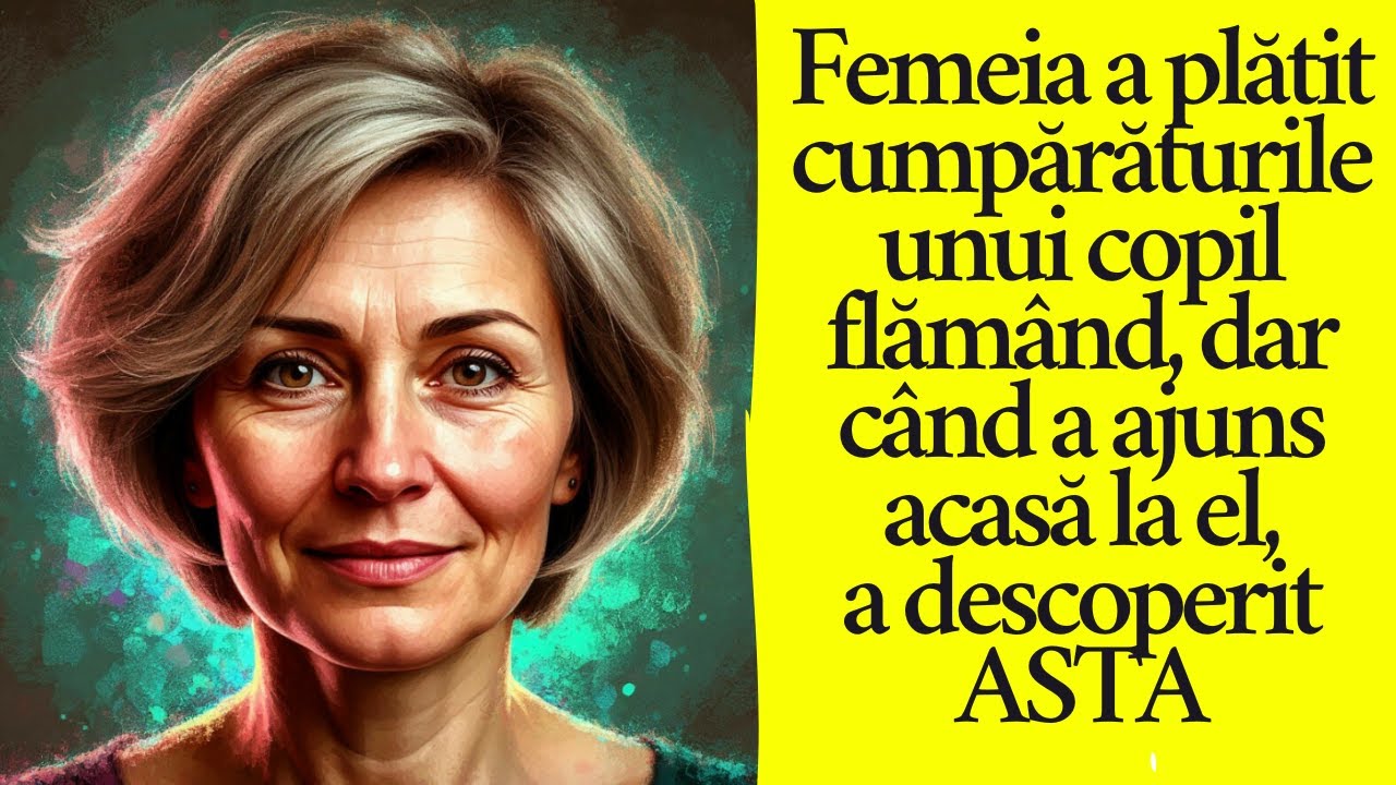 Femeia a plătit cumpărăturile unui copil flămând, dar când a ajuns acasă la el, a descoperit ASTA