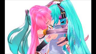 Miku x Luka kiss 2