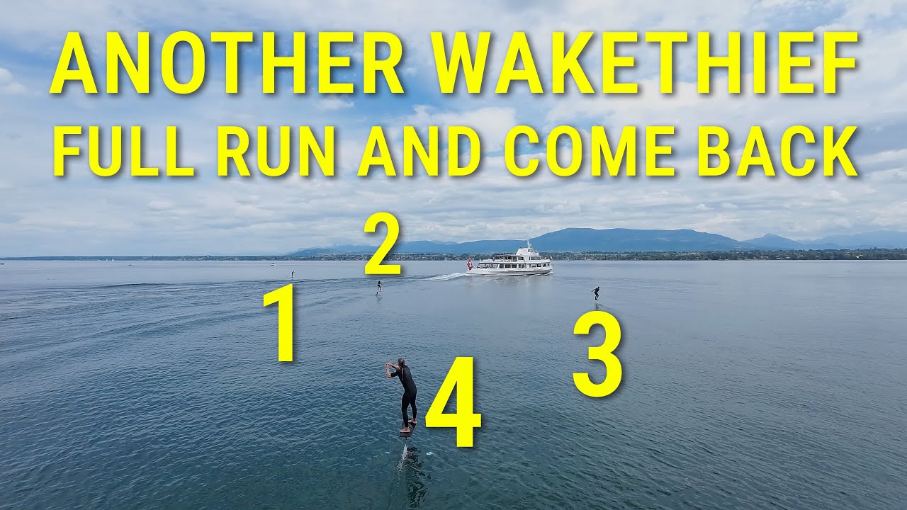 Hydrofoil Wakethiving is not a crime and never disapoint