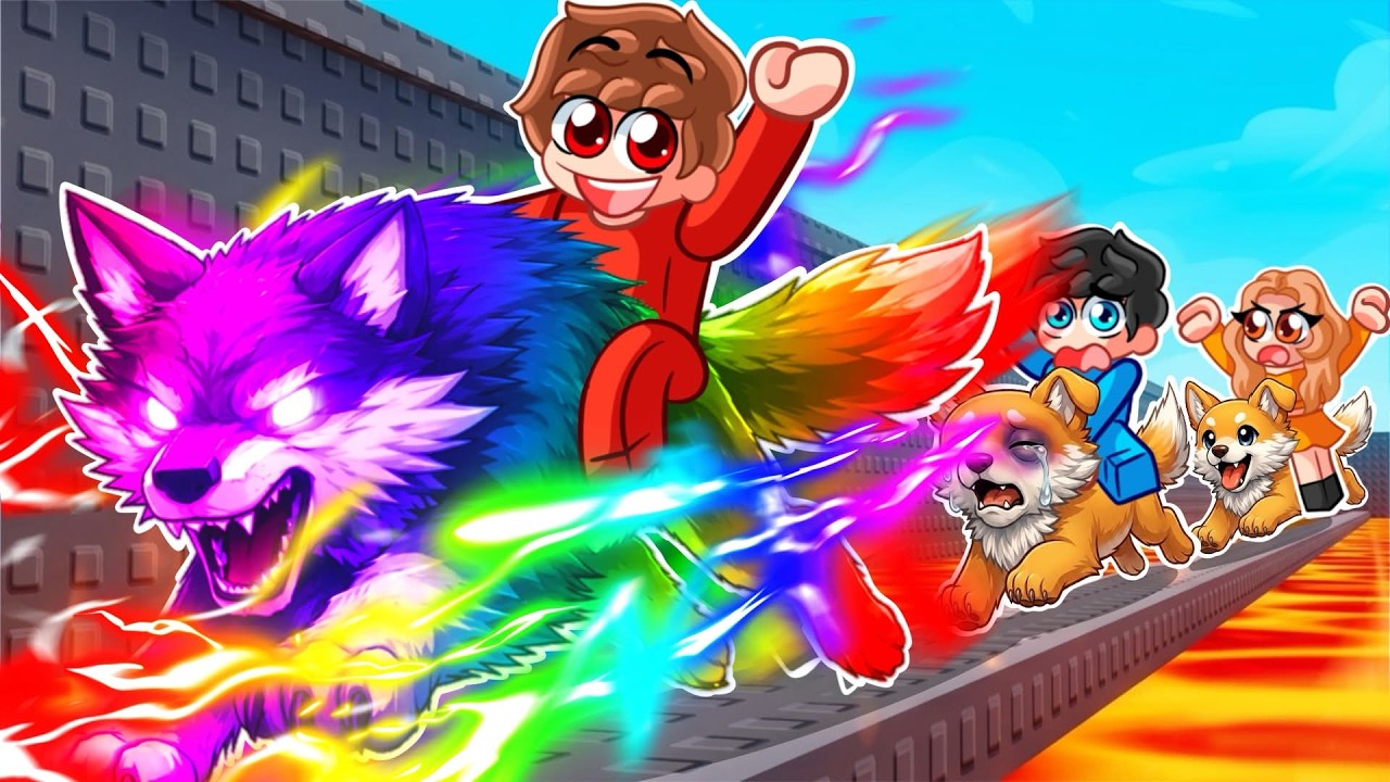 Me Hice Pasar por NOOB, después usé el PERRO LEGENDARIO en ROBLOX!