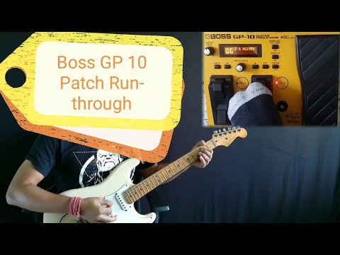 Boss GP 10 Review - Patch Runthrough - Surjo