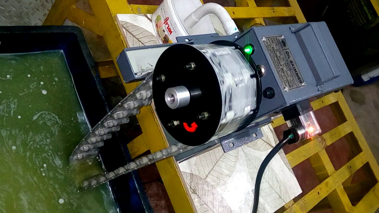 Macro oil skimmers steel belt oil skimmer/ 9944554409 YouTube