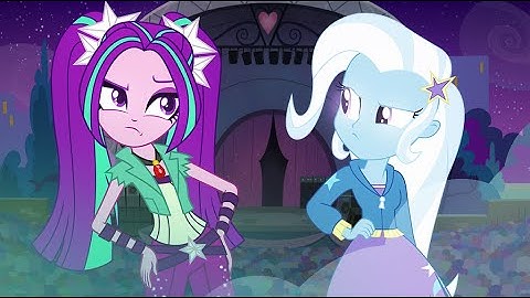 Trixie & Aria Blaze - Tricks Up My Sleeve Official Music Video