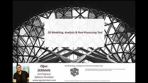 2D Modeling, Analysis & Post-Processing Tool​ - MATLAB