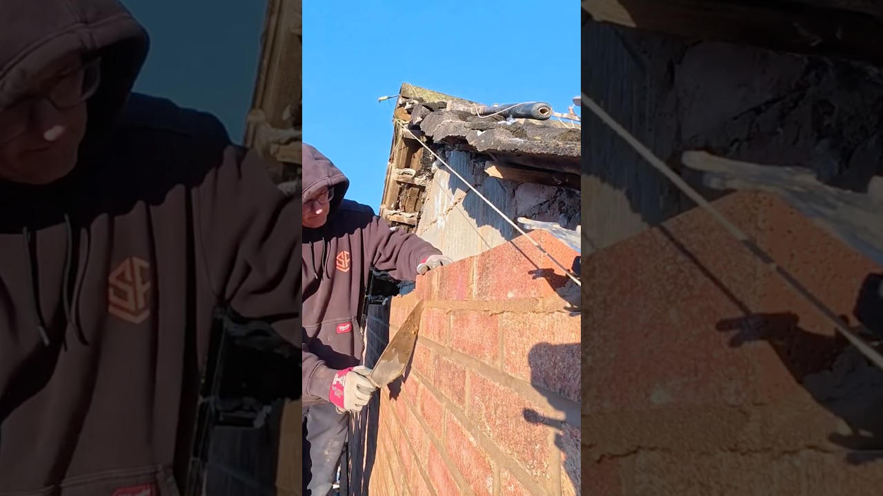 #construction #home #diy #fix #satisfying #satisfyingvideo #repair #proud #safe #building #bricks