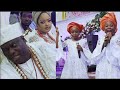 Little Twin Girl Steal The Show As They Sing For Ooni  Of Ife & Wife With Their Angelic Voice.