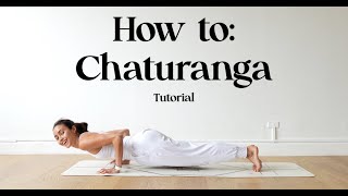 How to Do Chaturanga - Yoga with Rona