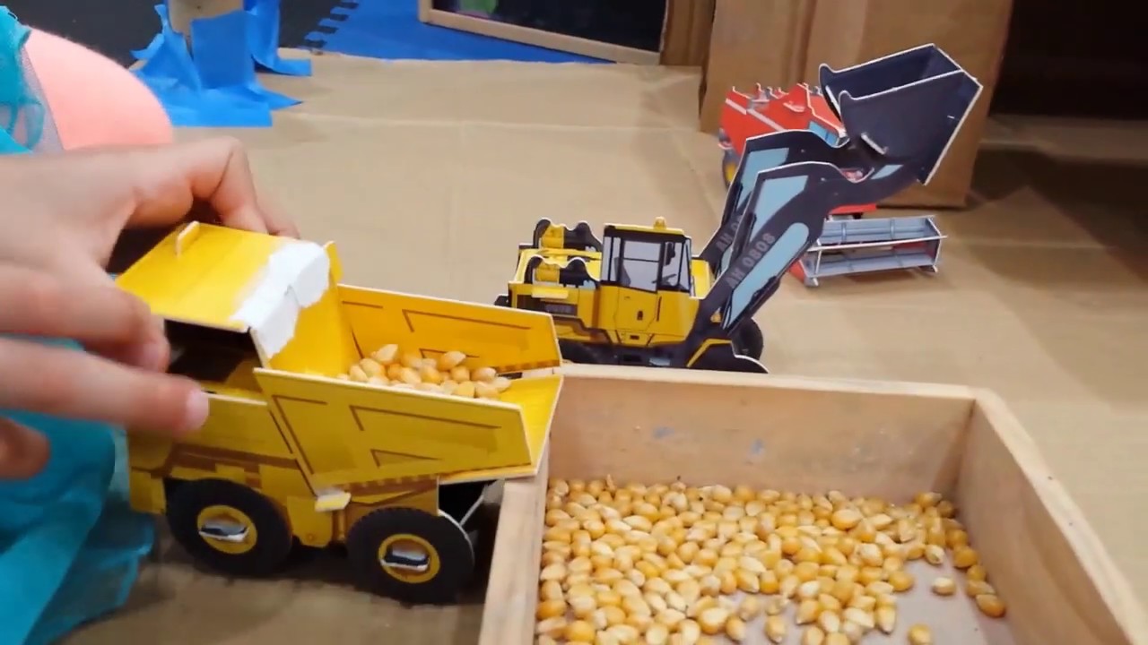 Tractors and Diggers for children YouTube
