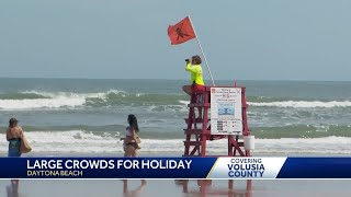 Rip currents leading to frequent water rescues in Volusia County