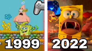 Spongebob Games Evolution 1999 - 2022