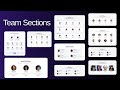 🚀 8 New Team Sections – Free Download | 208 Bootstrap Blocks, Responsive Design & Modern UI
