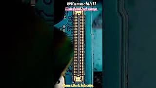 Damage LCD Connector Replace #new #smartphonerepairmobilerepair #soldering #microsoldering