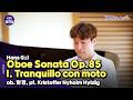 [KBS음악실] 오보이스트 함경 초대석 (Hans Gál _ Oboe Sonata Op.85I. Tranquillo con moto) | KBS 260527 방송