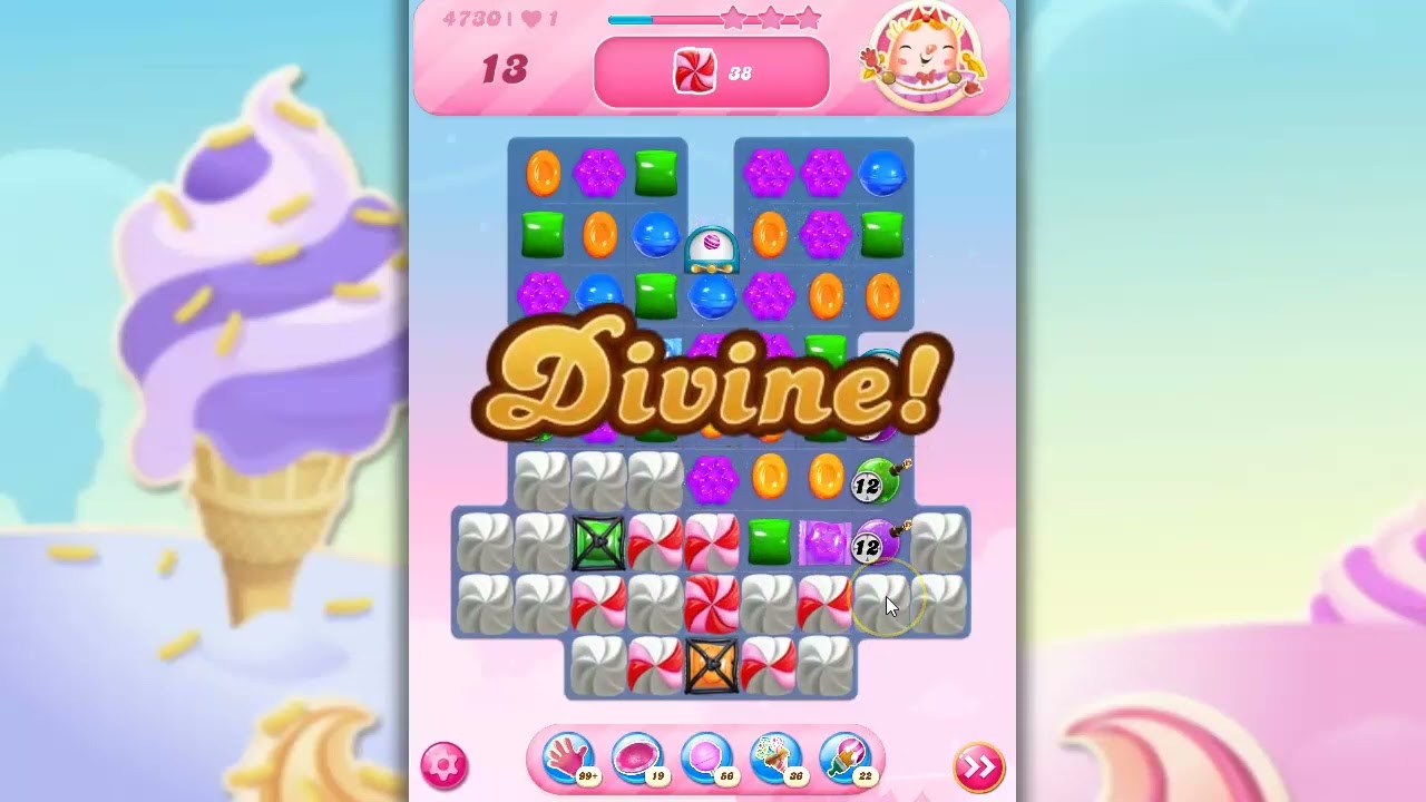 Candy Crush Level 4730 Talkthrough, 20 Moves 0 Boosters - YouTube