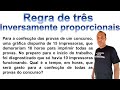 Regra de três - Grandeza inversamente proporcional