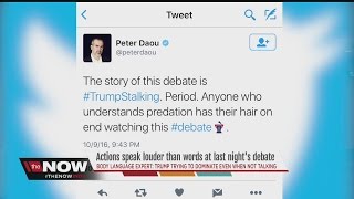 WATCH: Actions speak louder than words at 2nd presidential debate
