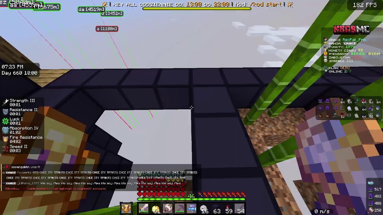 LIVE ON Tepamy do innych graczy