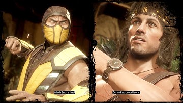 Scorpion v Rambo - Dialogues - Mortal Kombat 11