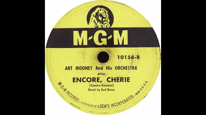 MGM 10156-B - Encore, Cherie - Art Mooney and his ...